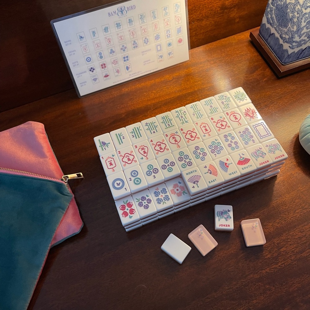 Bam Bird Boutique Mahjong Classic Tile set